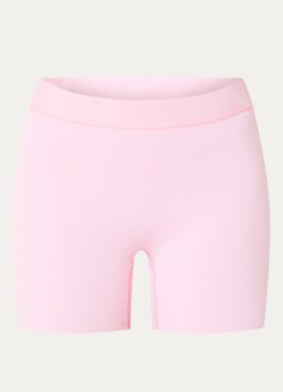 Björn Borg Dames High waist slim fit korte broek in de kleur Lichtroze, maat: L