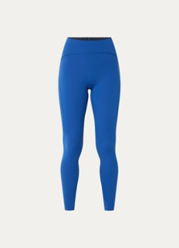 Björn Borg Dames High waist slim fit trainingslegging in de kleur Blauw, maat: L