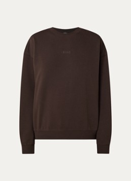 Björn Borg Dames Studio Oversized sweater met logo in de kleur Bruin, maat: XS