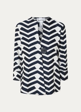 Joseph Ribkoff Dames Tuniek met structuur en grafische print in de kleur Wit