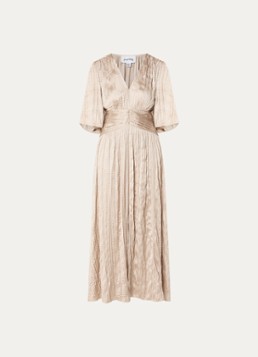 Joseph Ribkoff Dames Maxi tuniekjurk met V-hals in de kleur Beige