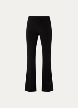 Joseph Ribkoff Dames High waist flared fit pantalon met persplooi in de kleur Zwart
