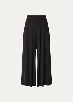 Joseph Ribkoff Dames High waist wide fit palazzo broek met plooidetail in de kleur Zwart