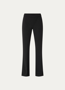Joseph Ribkoff Dames High waist flared fit broek met stretch in de kleur Zwart