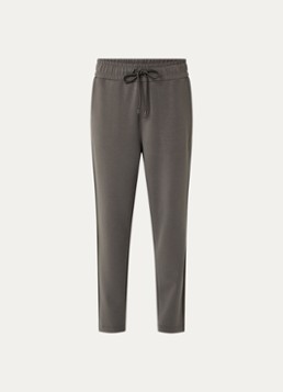 Joseph Ribkoff Dames Mid waist slim fit joggingbroek met steekzakken in de kleur Olijfgroen