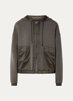 Joseph Ribkoff Dames Sweatvest met opgestikte zakken in de kleur Olijfgroen