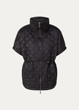 Joseph Ribkoff Dames Bodywarmer met trekkoord en steekzakken in de kleur Zwart