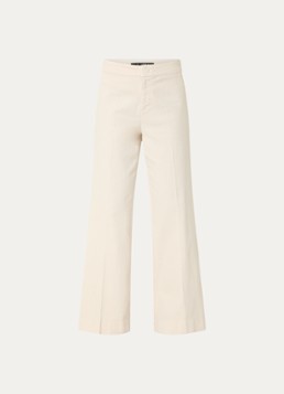 Joseph Ribkoff Dames Mid waist flared jeans met gekleurde wassing in de kleur Creme