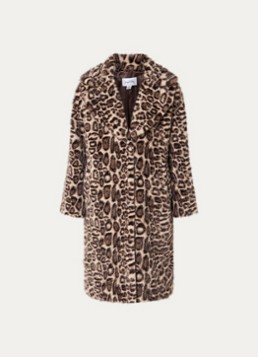 Joseph Ribkoff Dames Jas met dierenprint en steekzakken in de kleur Beige