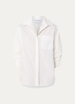 Joseph Ribkoff Dames Blouse met borstzak in de kleur Gebroken wit