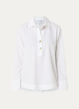 Joseph Ribkoff Dames Tuniek met trompetmouw in de kleur Wit