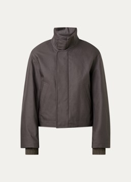 Victoria Beckham Dames Bomberjack met steekzakken in de kleur Taupe, maat: L
