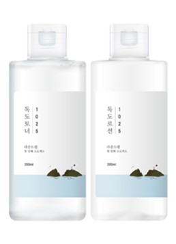 Round Lab 1025 Dokdo Toner + Lotion Duo - verzorgingsset 200+200ml Cadeausets - Deal