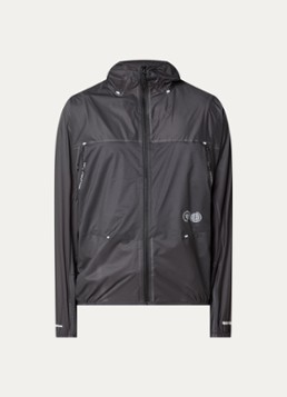 Purple Mountain Observatory Heren Stinger jack met capuchon en ritszakken in de kleur Antraciet, maat: L