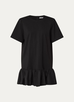 Gestuz Dames Erin mini jurk met peplum in de kleur Zwart