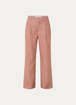 Gestuz Dames GZpaula high waist loose fit pantalon met steekzakken in de kleur Roodbruin
