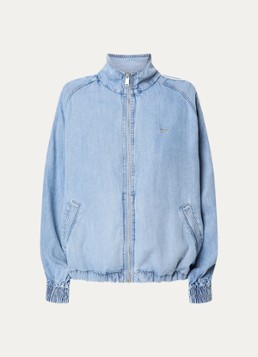 Gestuz Dames GZsea jack van chambray met steekzakken in de kleur Indigo