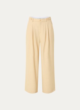 Gestuz Dames GZstacy high waist loose fit pantalon met steekzakken in de kleur Beige