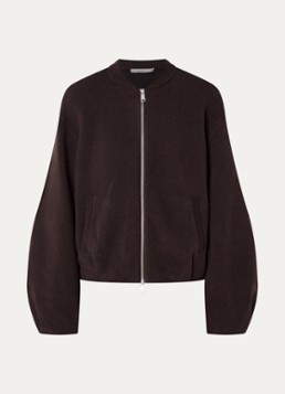 Gestuz Dames Victora fijngebreide vest in wolblend in de kleur Aubergine
