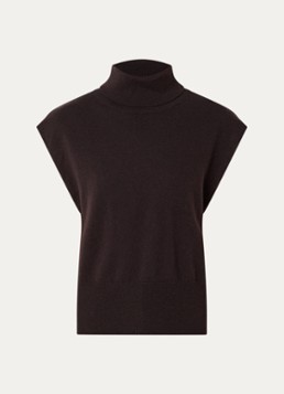Gestuz Dames Manzi fijngebreide top met col in de kleur Aubergine