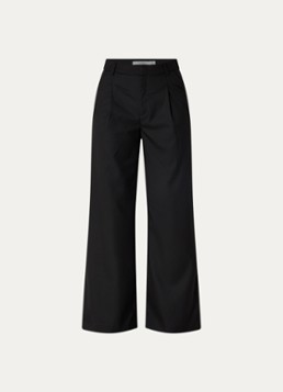 Gestuz Dames Paula high waist loose fit pantalon met steekzakken in de kleur Zwart