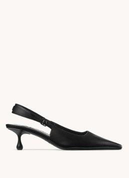 Jimmy Choo Dames Amel 50 slingback van lamsleer in de kleur Zwart