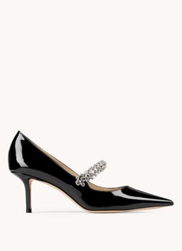 Jimmy Choo Dames Bing 65 pump van kalfsleer in de kleur Zwart