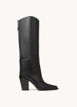 Jimmy Choo Dames Cece 80 laars van kalfsleer in de kleur Zwart