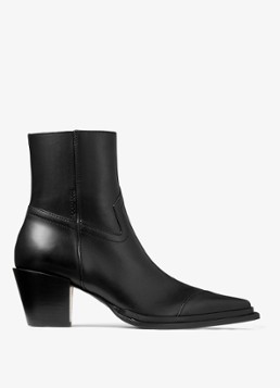Jimmy Choo Dames Cece enkellaars van kalfsleer 60 in de kleur Zwart