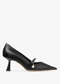 Jimmy Choo Dames Aren 65 pump van kalfsleer in de kleur Zwart