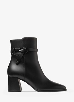 Jimmy Choo Dames Lawton 65 enkellaarsje van kalfsleer in de kleur Zwart