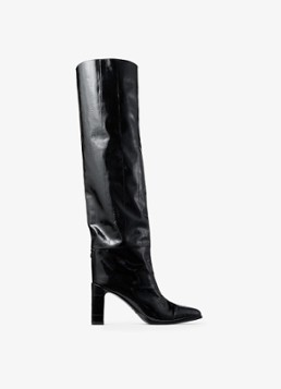 Jimmy Choo Dames Caly 85 overknee laars van kalfsleer in de kleur