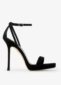 Jimmy Choo Dames Moza/Pf 120 sandalette van geitensuède in de kleur