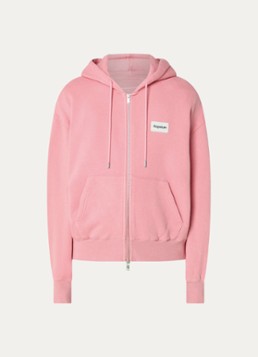 Hopeium Heren Sweatvest met steekzakken in de kleur Roze, maat: XL