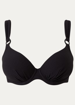 Femilet by Chantelle Dames Navarino voorgevormde bikinitop met structuur in de kleur Zwart
