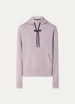 On Dames Focus Tech hoodie met ritszakken in de kleur Oudroze, maat: M