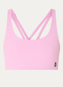 On Dames Studio sport bh met light support in de kleur Roze, maat: S
