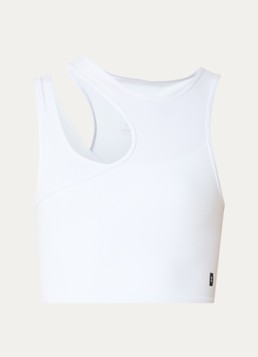 On Dames Studio sport bh met medium support in de kleur Wit, maat: S