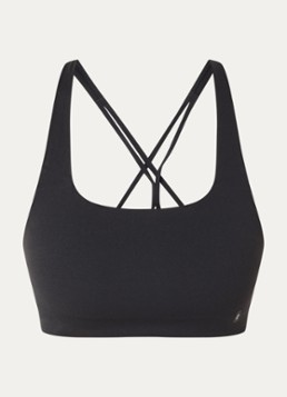 On Dames Studio sport bh met light support in de kleur Zwart, maat: XL