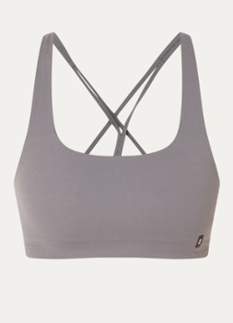 On Dames Studio sport bh met light support in de kleur Grijs, maat: XL
