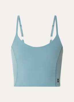 On Dames Studio singlet met light support in de kleur Zeegroen, maat: M