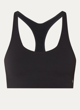 On Dames Studio Racerback sport bh met light support en uitneembare vulling in de kleur Zwart, maat: S
