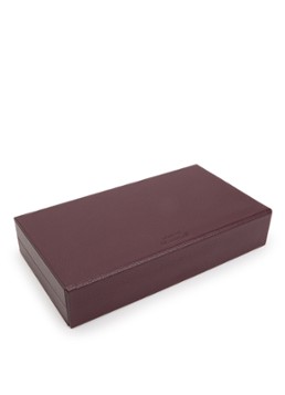 House of Nobilique Backgammon koffer van leer in de kleur Bruin, maat: 1MAAT