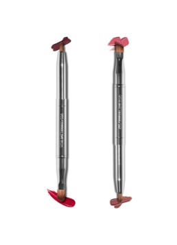 Otis Batterbee Double Ended Lip & Eye Brush Duo - make-up kwasten set 1MAAT Make-up - Deal