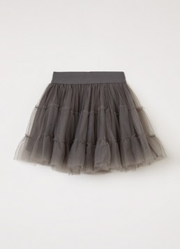 Sofie Schnoor Meisjes Kamma rok van tule in de kleur Grijs, maat: 116