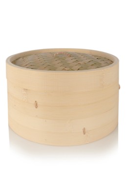 Tokyo Design Studio Bamboe stoommand 2-laags Ø26 cm Lichtbruin - Deal