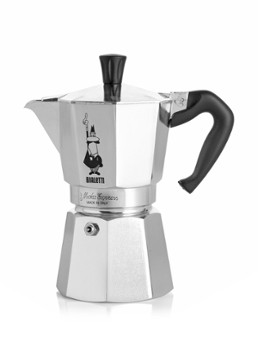Bialetti Moka Express percolator 6-kops Zilver - Deal