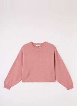 Bellerose Meisjes Gimah fijngebreide oversized pullover in de kleur Roze, maat: 164