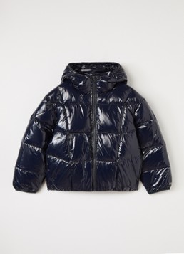 Bellerose Habu puffer jack met glanzende finish in de kleur Donkerblauw, maat: 164