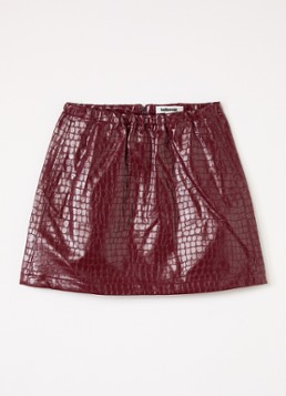 Bellerose Meisjes Parise rok van imitatieleer in de kleur Rood, maat: 176
